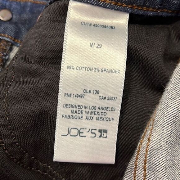 Joe’s Jeans Dark Wash Elliot Slim Straight Tapered Jeans Men’s 29 - Picture 6 of 7